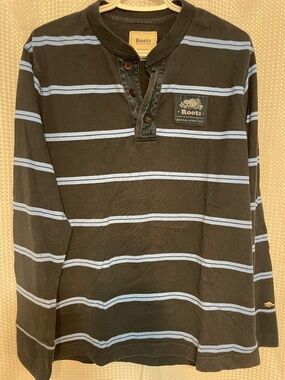 Roots henley style shirt